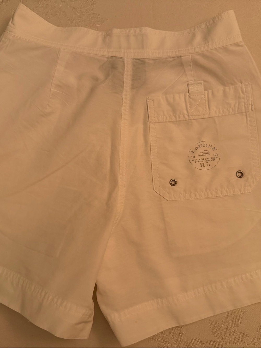 Lauren Ralph Lauren White Pull-On Shorts